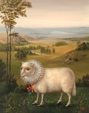 Summer - Pastorale. Print on canvas 65 см.