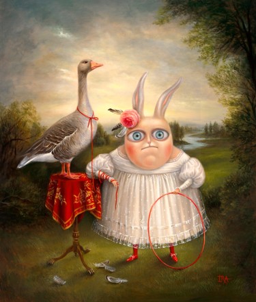 Children's Games-5. Print on canvas 65 см.