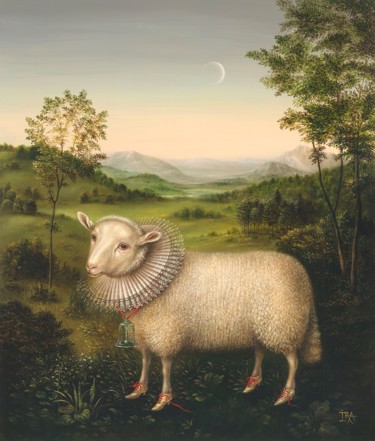 Pastoral. Print on canvas 65 см.