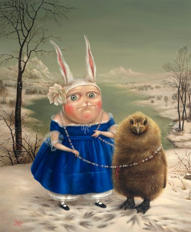 Winter Nostalgia. Print on canvas 65 см.